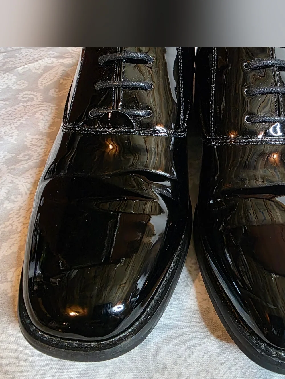 Bruno Marc Boys faux patent leather oxford dress shoes Ceremony Shoes Size 6.5